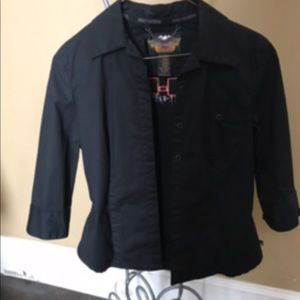 Harley Davidson women’s button you top